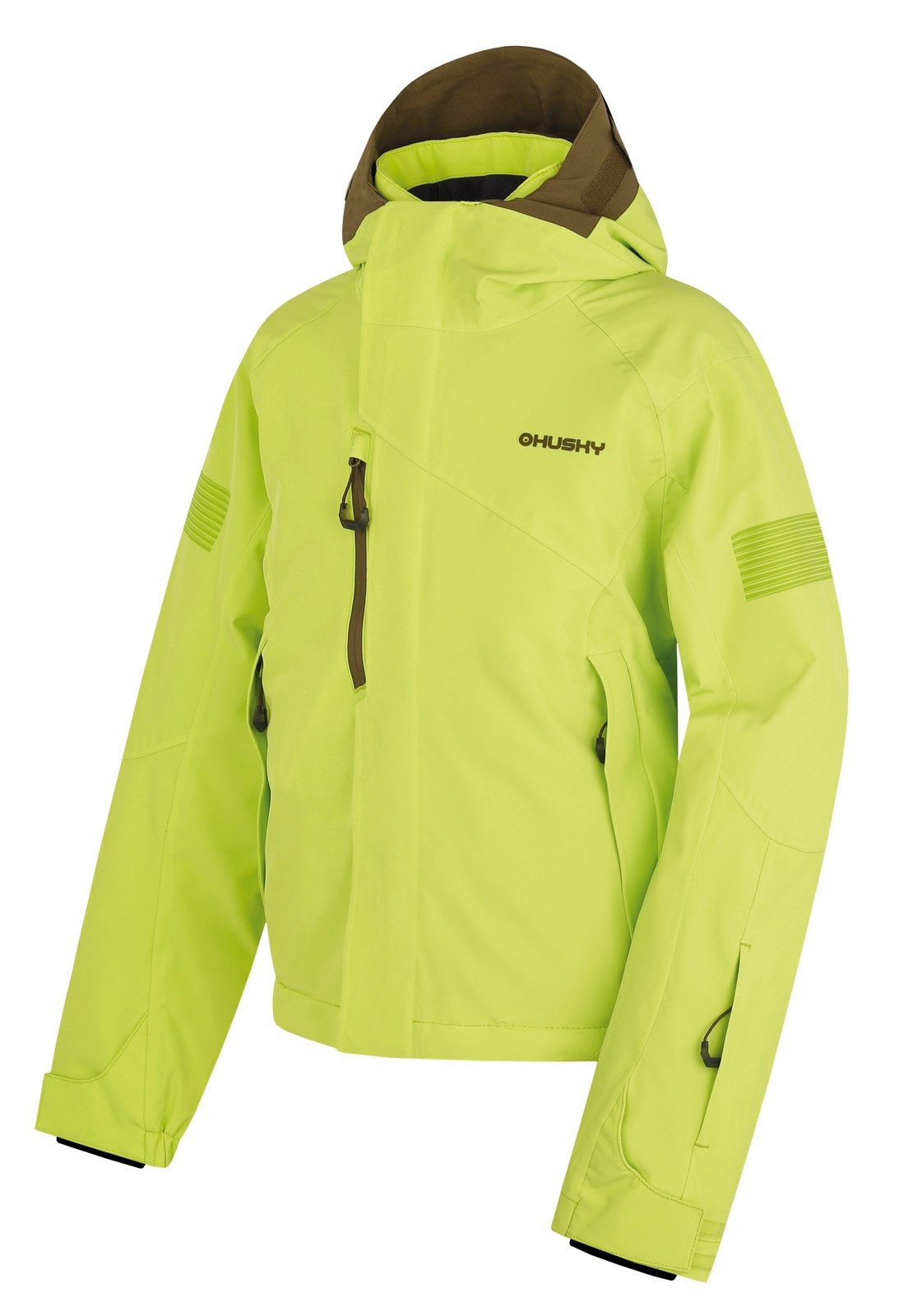 Husky Gonzal Kids br. green, 152 Detská ski bunda