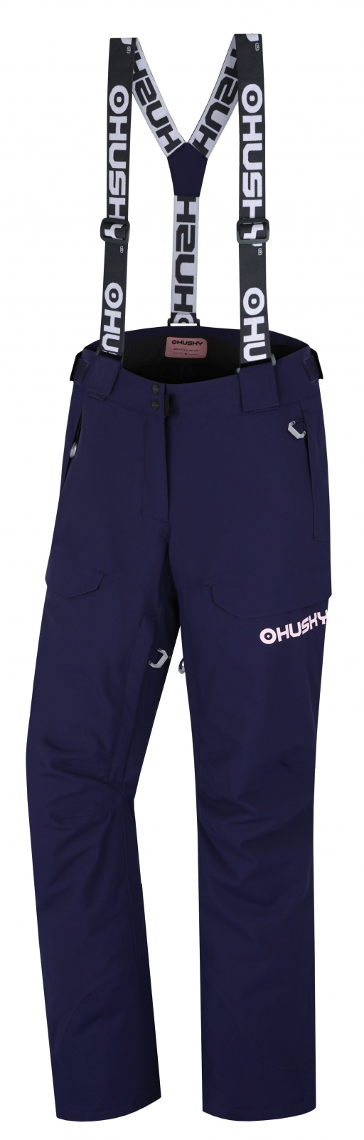 Husky Grati L dark blue, L Dámske lyžiarske nohavice