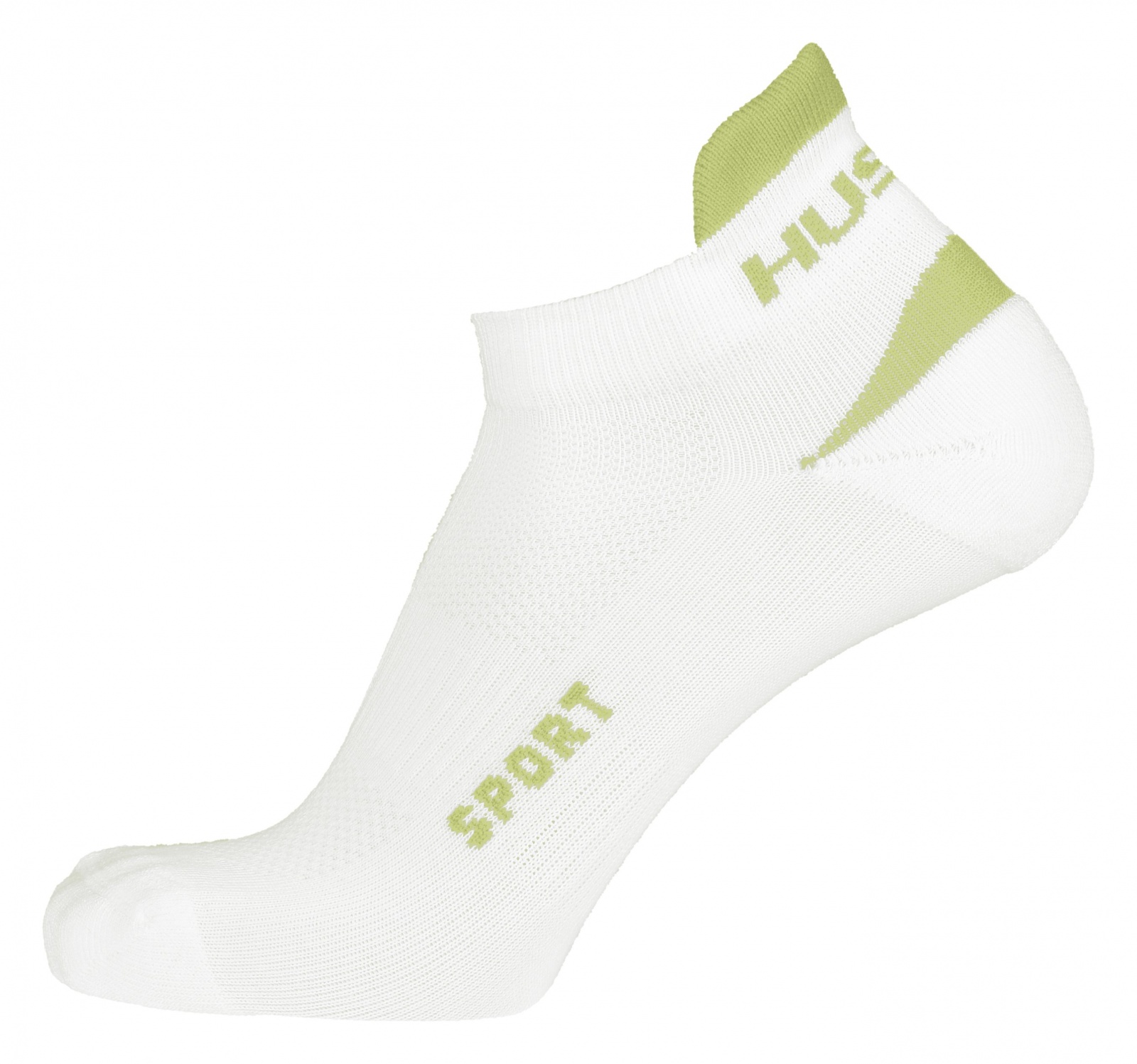 Husky Šport biela/sv. zelená, XL(45-48) Ponožky
