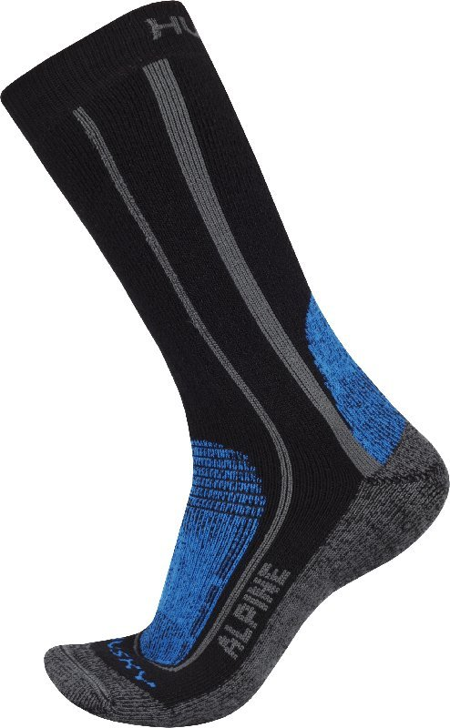 Husky Alpine New modrá, L(41-44) Ponožky