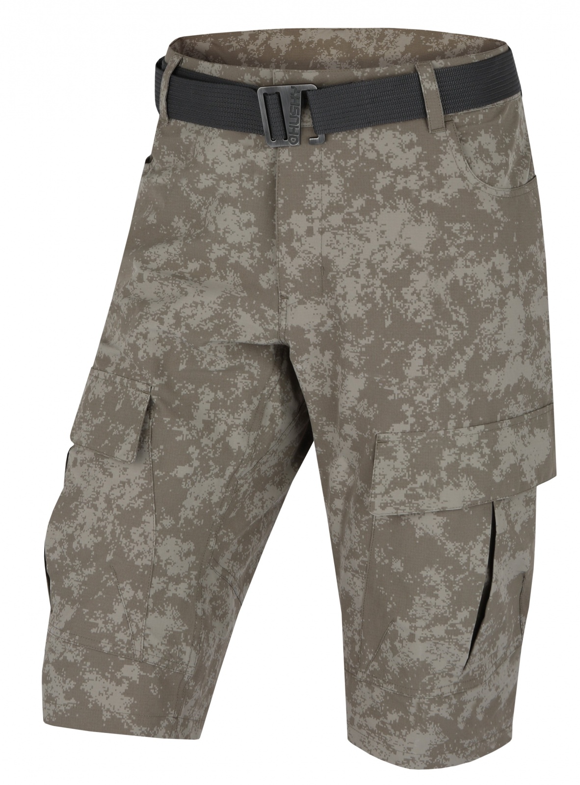 Husky Kafrey M khaki, XXL Pánske funkčné kraťasy
