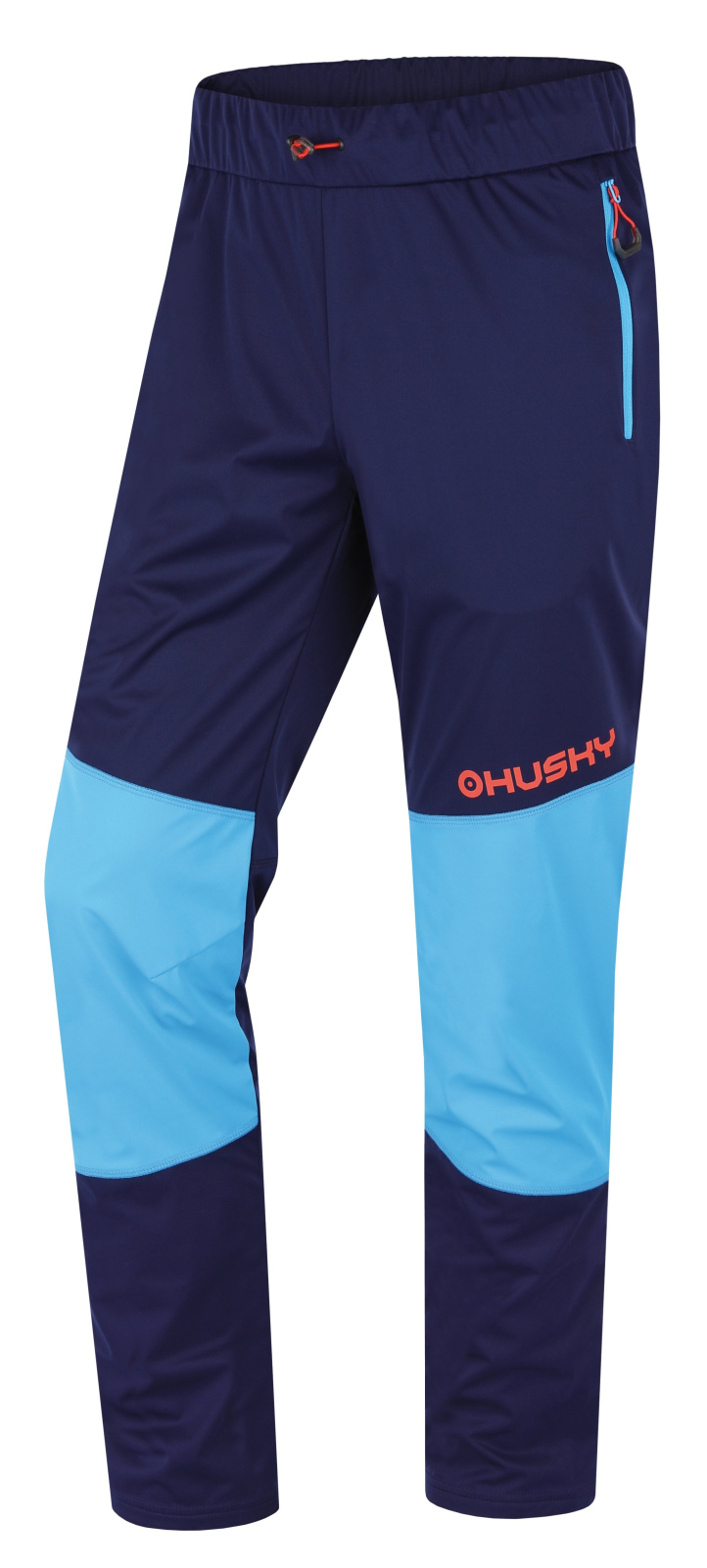 Husky  Kala M blue, XL Pánske softshellové nohavice