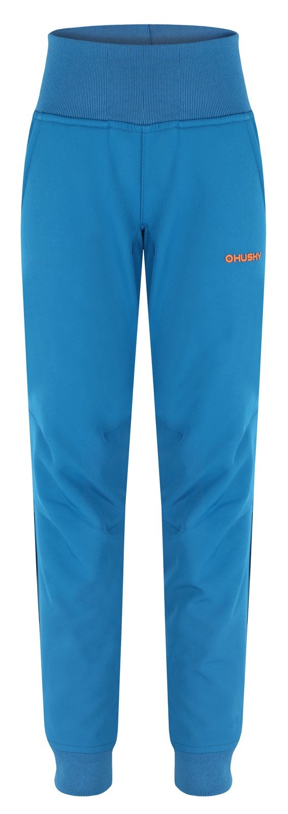 Husky Kanto K blue, 122 Detské softshell nohavice
