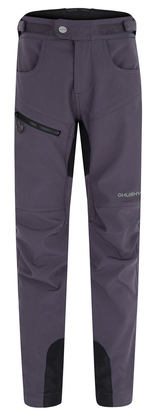 Husky Keson K graphite, 152 Detské softshellové nohavice