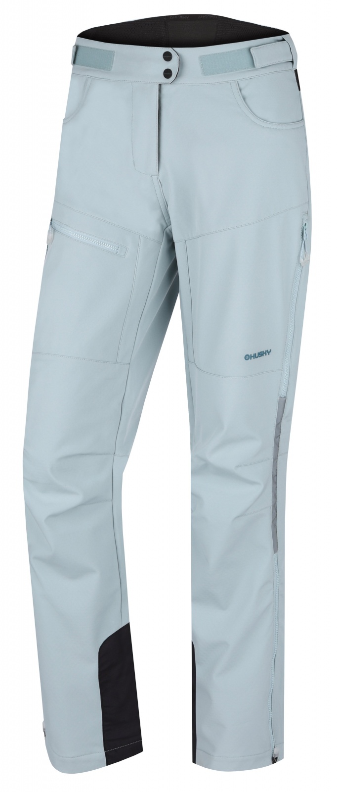 Husky Keson L faded mint, S Dámske softshellové nohavice