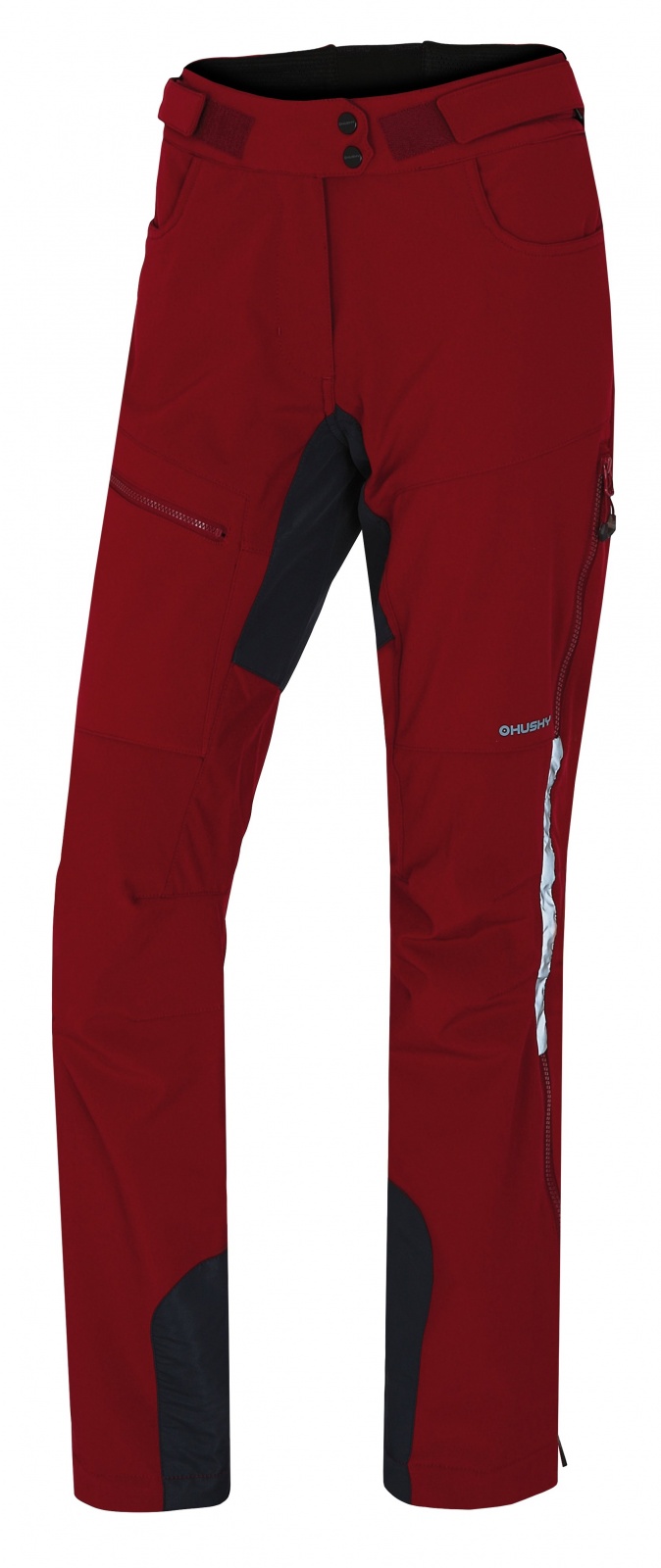 Husky Keson L vínová, XL Dámske softshell nohavice