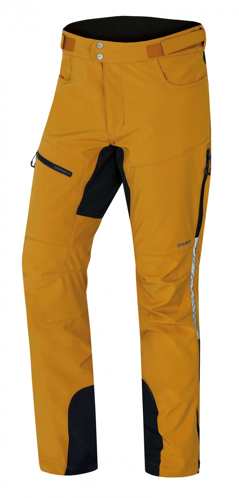 Husky Keson M horčicová, XL Pánske softshell nohavice