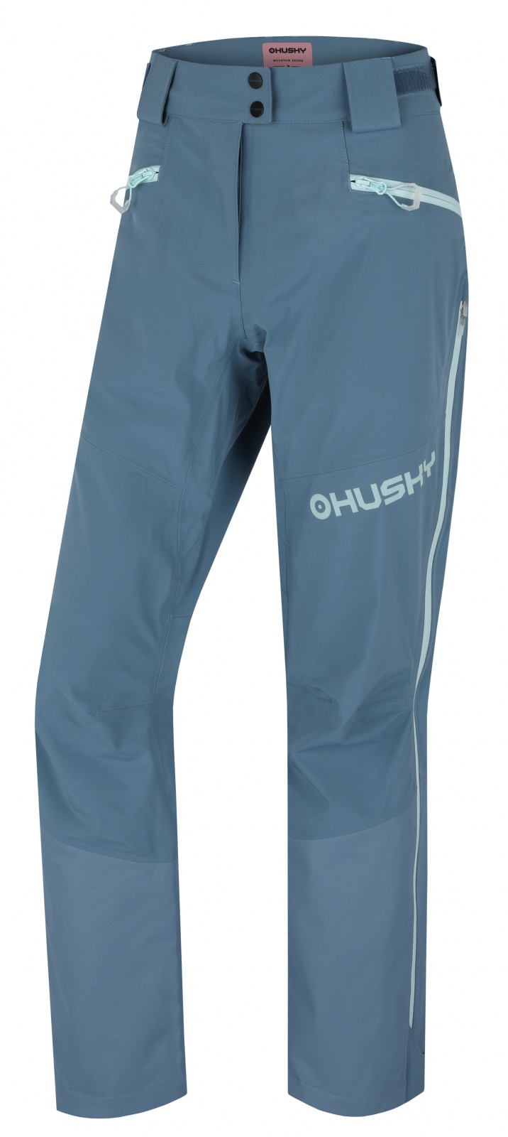 Husky Kippe L faded turquoise, L Dámske lyžiarske nohavice