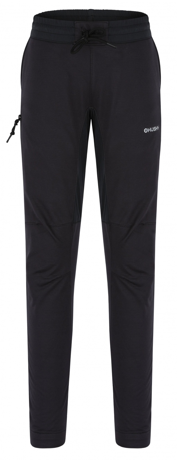 Husky Klassum K black, 122 Detské softshellové nohavice