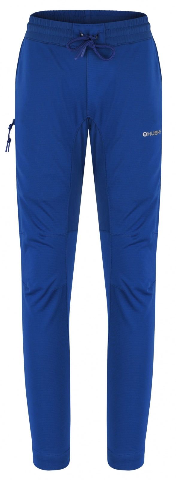 Husky Klassum K blue, 122 Detské softshellové nohavice