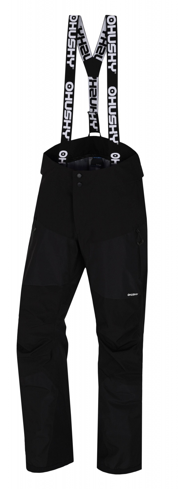 Husky Komly M čierna, XXL Pánske hardshell nohavice