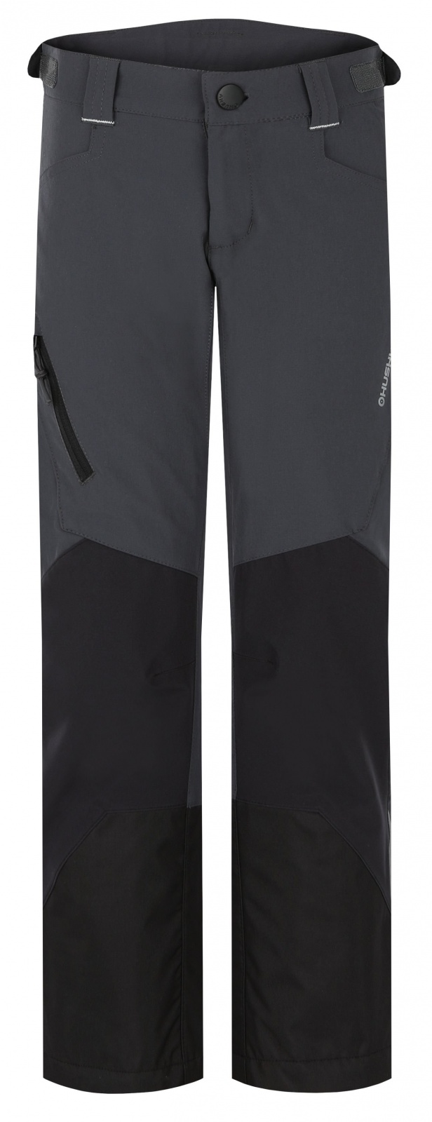Husky Krony K dk. grey, 122 Detské outdoor nohavice