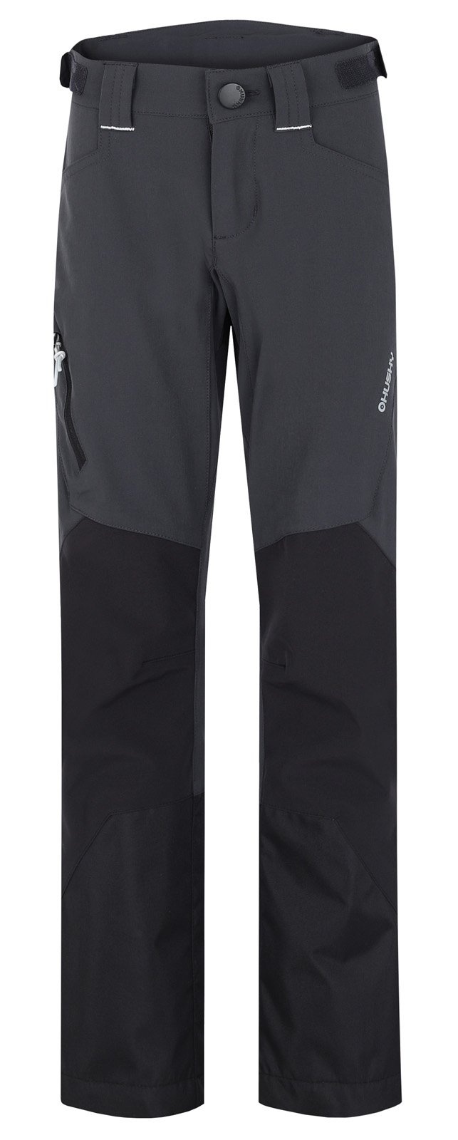 Husky Krony K tm. šedá, 134 Detské outdoor nohavice
