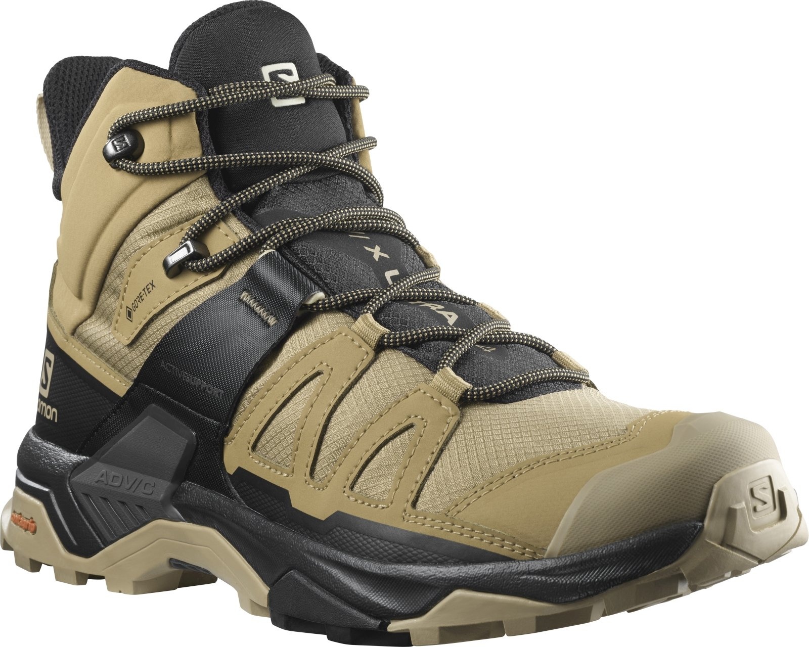 Salomon X ultra 4 mid GTX Kelp/Black/Safari, EU 42 ⅔ Pánske topánky