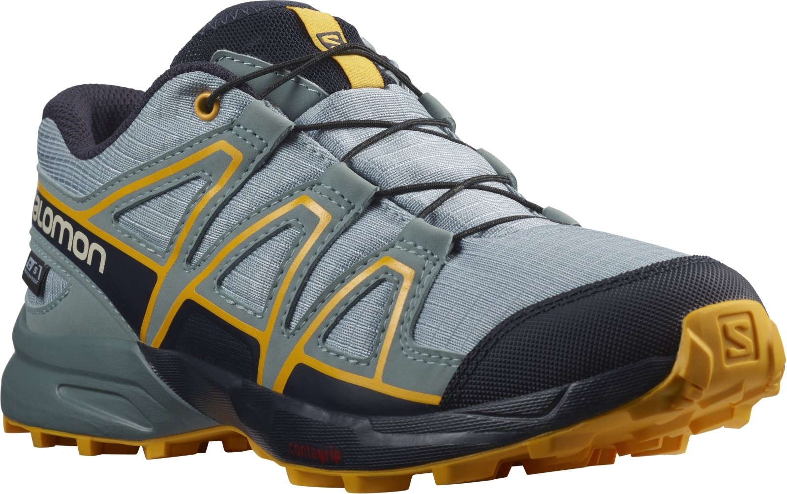 Salomon Speedcross cswp Black/Wrought Iro, EU 35 Detské topánky