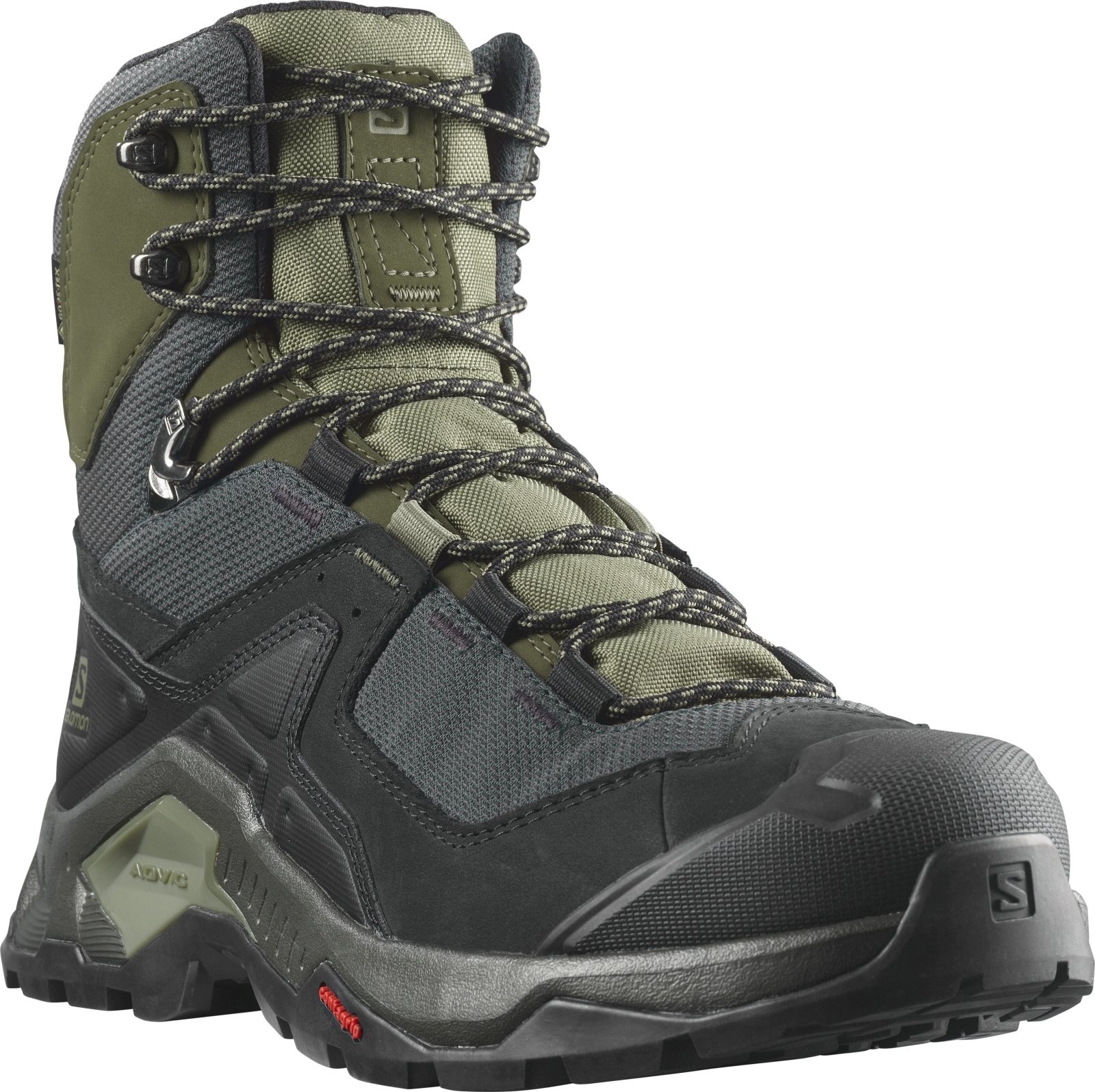 Salomon Quest Element GTX Black/Deep Lichen, 44 Pánske topánkyy