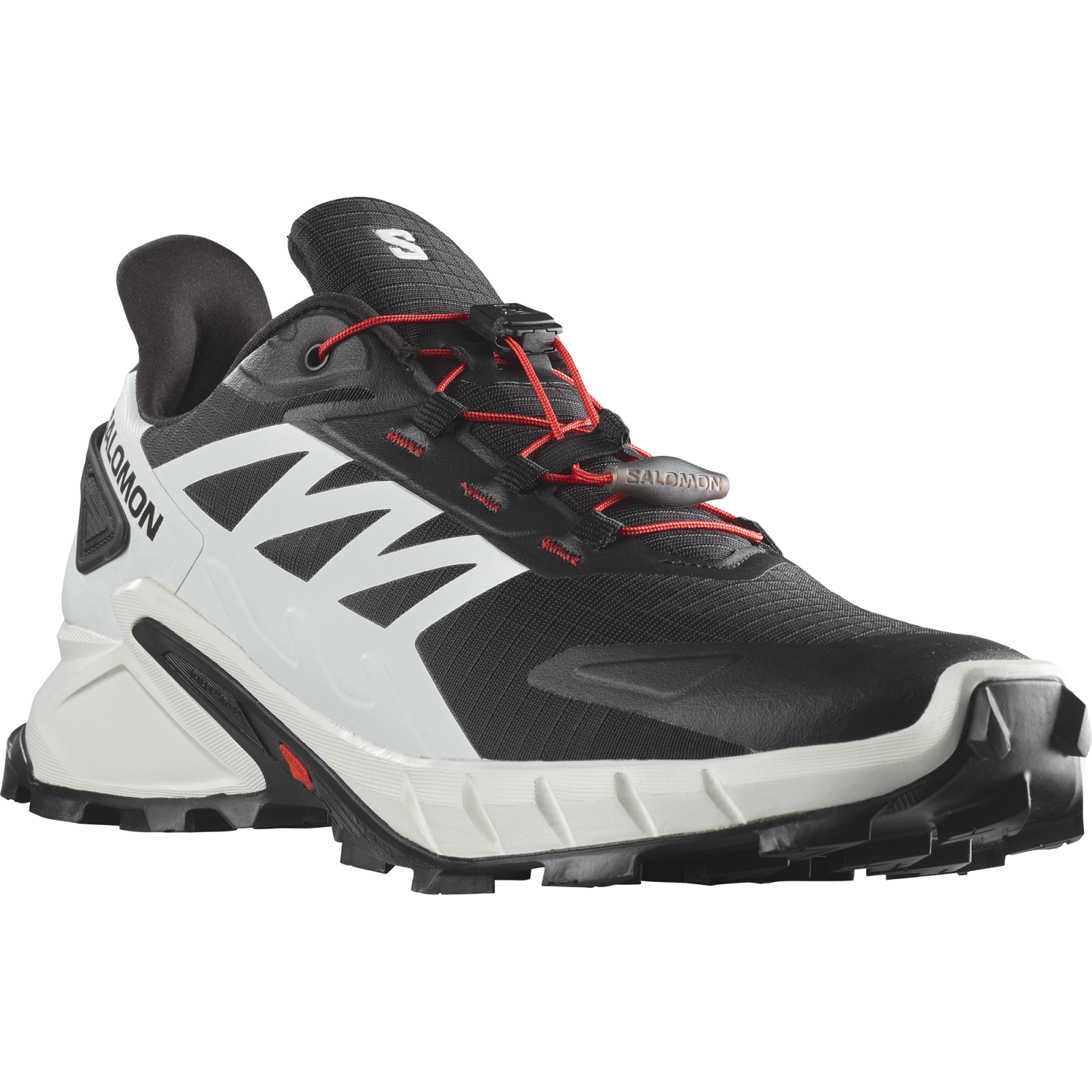 Salomon Supercross 4 Black/White/Fiery Red, 44 Pánske topánky