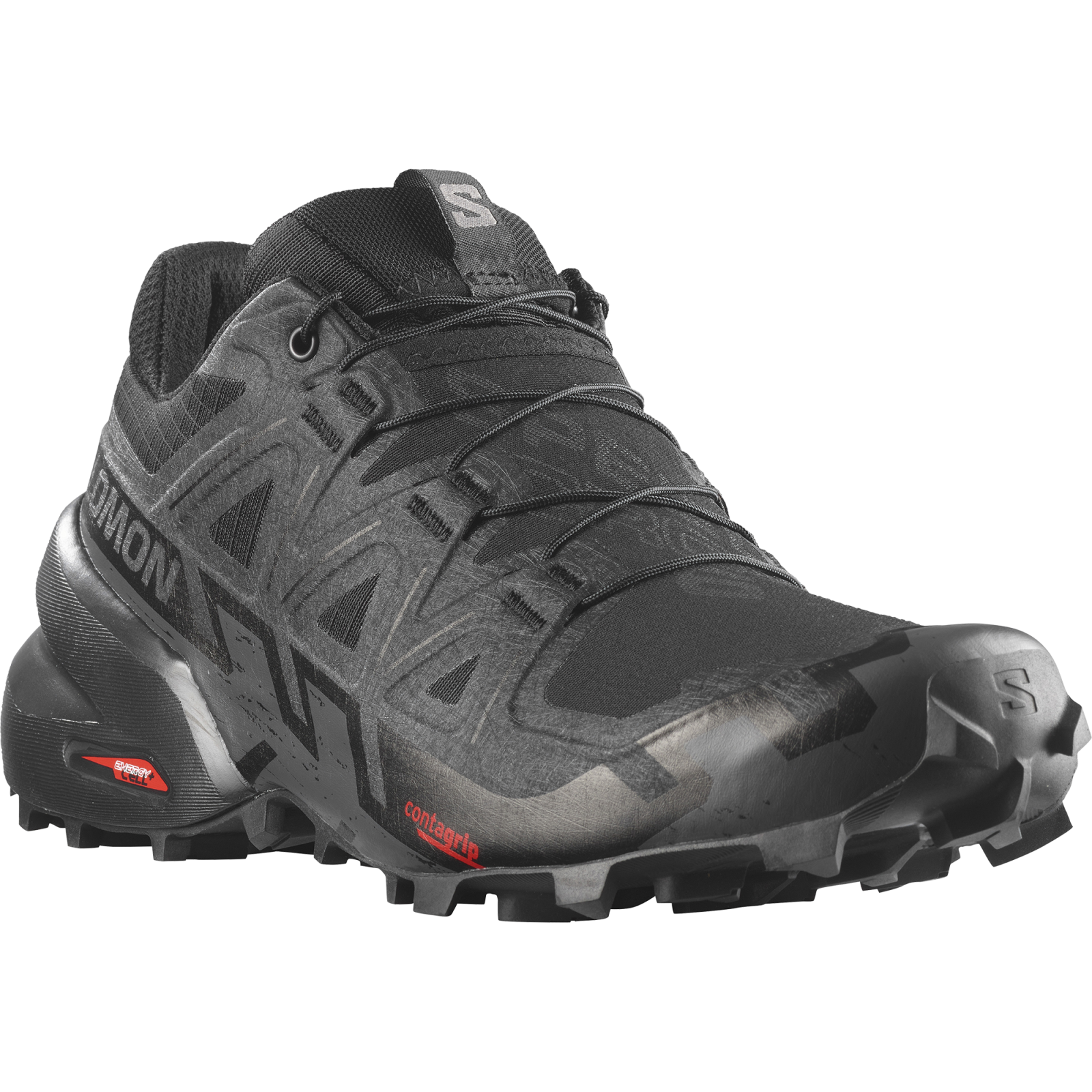Salomon Speedcross 6 Black/Black/Phantom, 42 Dámske topánky