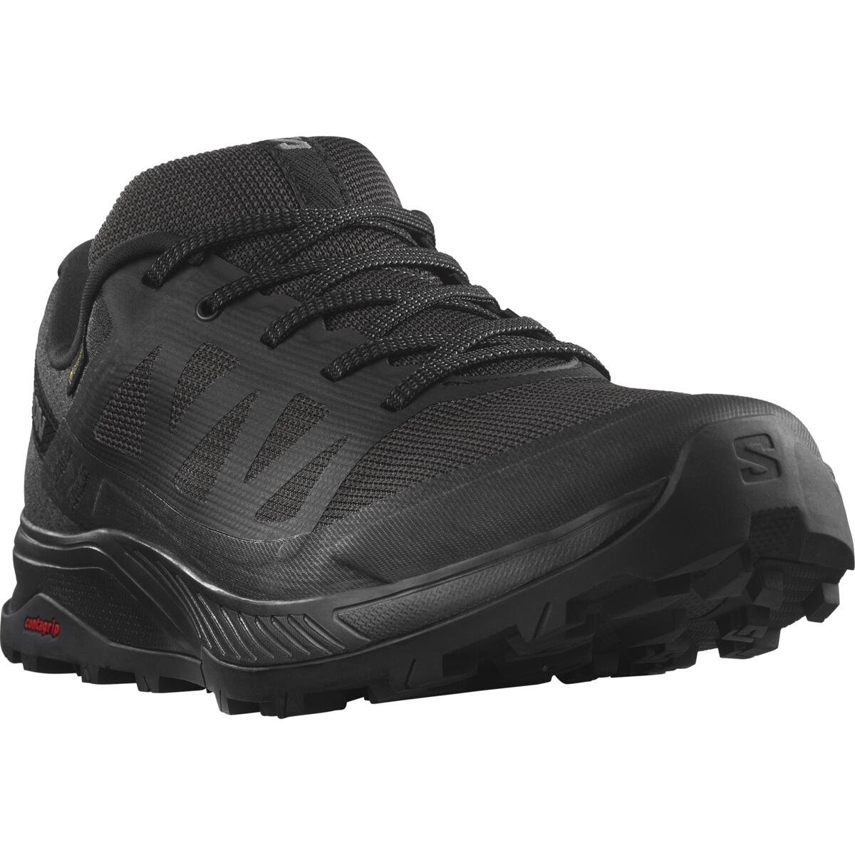 Salomon OUTRISE GTX Black/Black/Phantom, EU 47 ⅓ Pánske turistické topánky