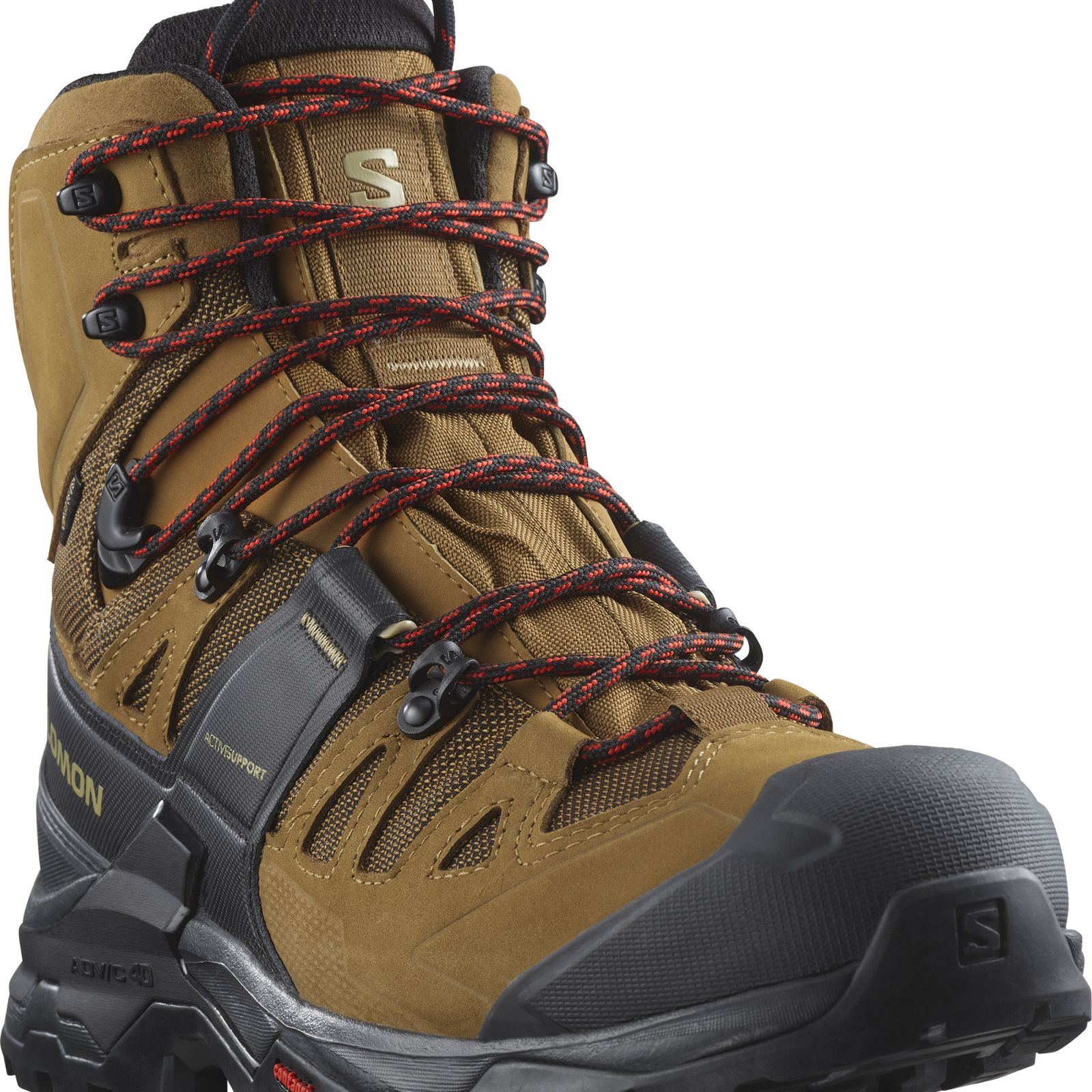 Salomon Quest 4 GTX Rubber/Black/Fiery Red, 44 Pánske topánka