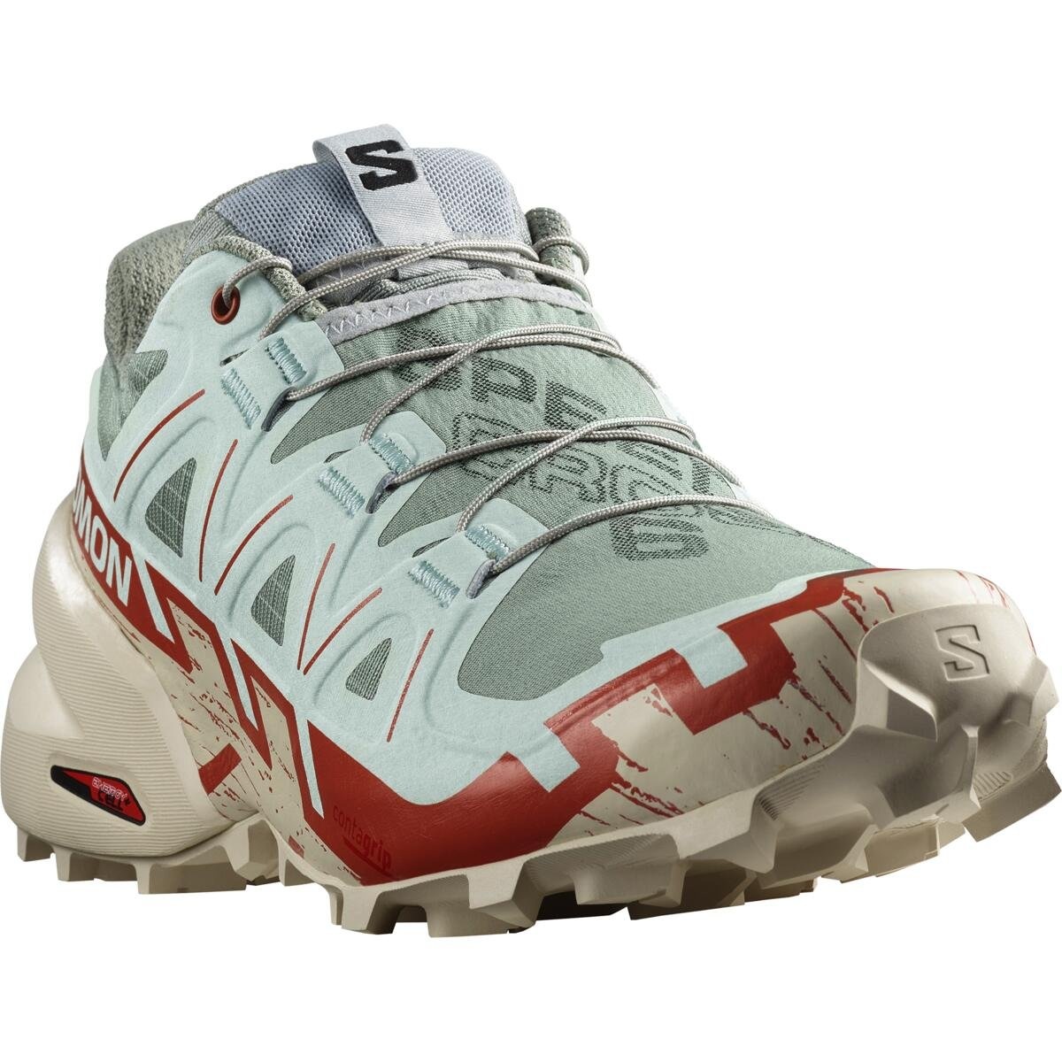 Salomon Speedcross 6 Yucca/Ebony/White, EU 41 ⅓ Dámske topánky