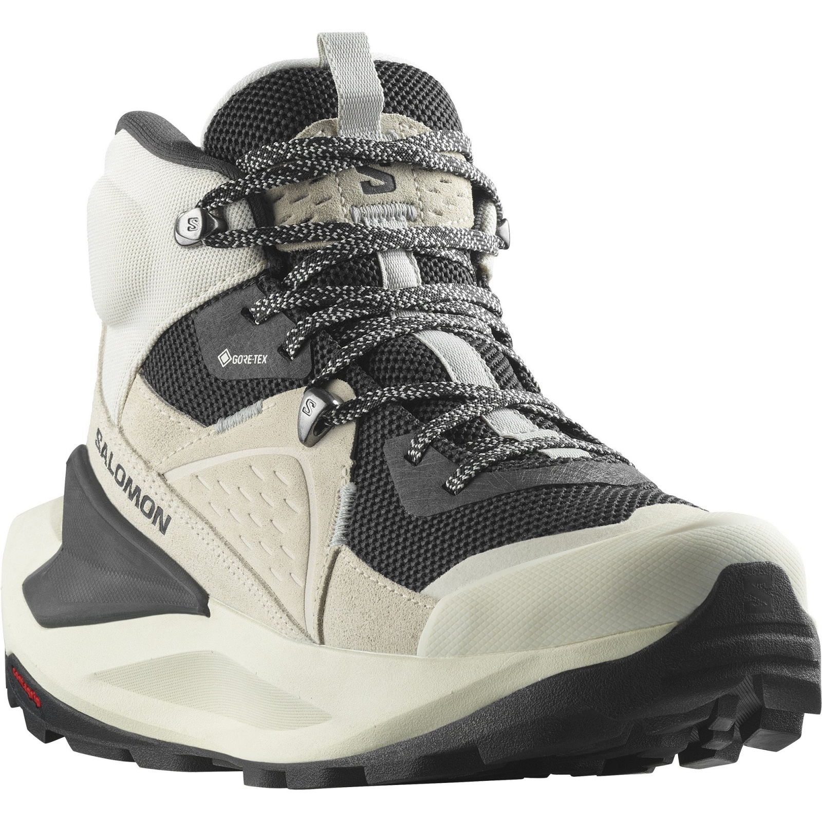 Salomon ELIXIR MID GTX W Vanila Ice/ Phantom/ Metal, 38 Dámske turistické topánky