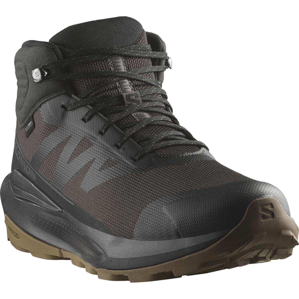 Salomon ELIXIR TOUR MID WP Phantom/Black/Asphalt, 42 Pánske turistické topánky