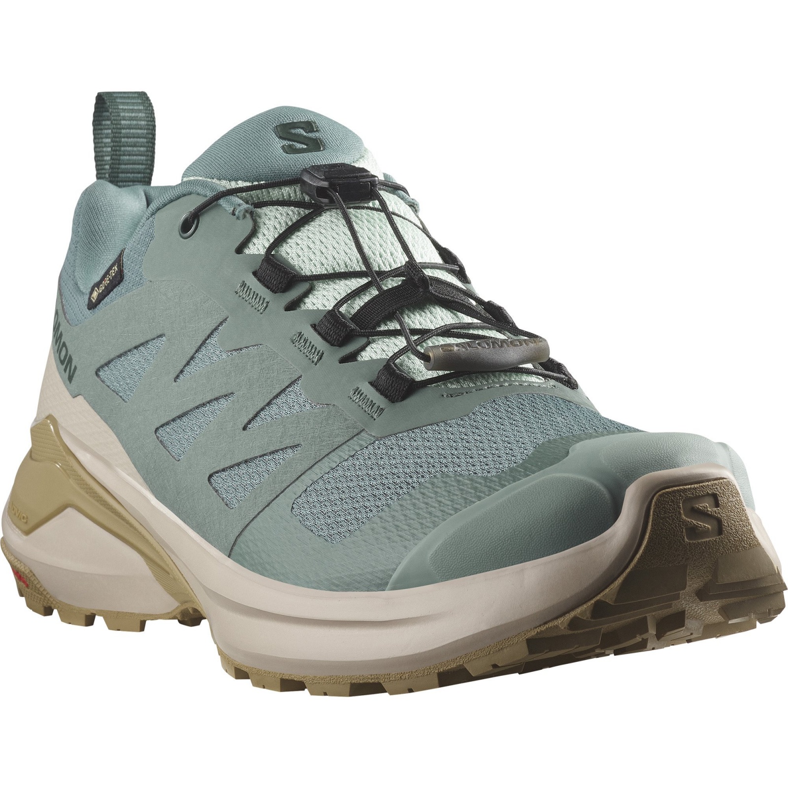 Salomon X-ADVENTURE GTX North Atlantic/Feather Gray/Antique Bro, 38 Dámske topánky