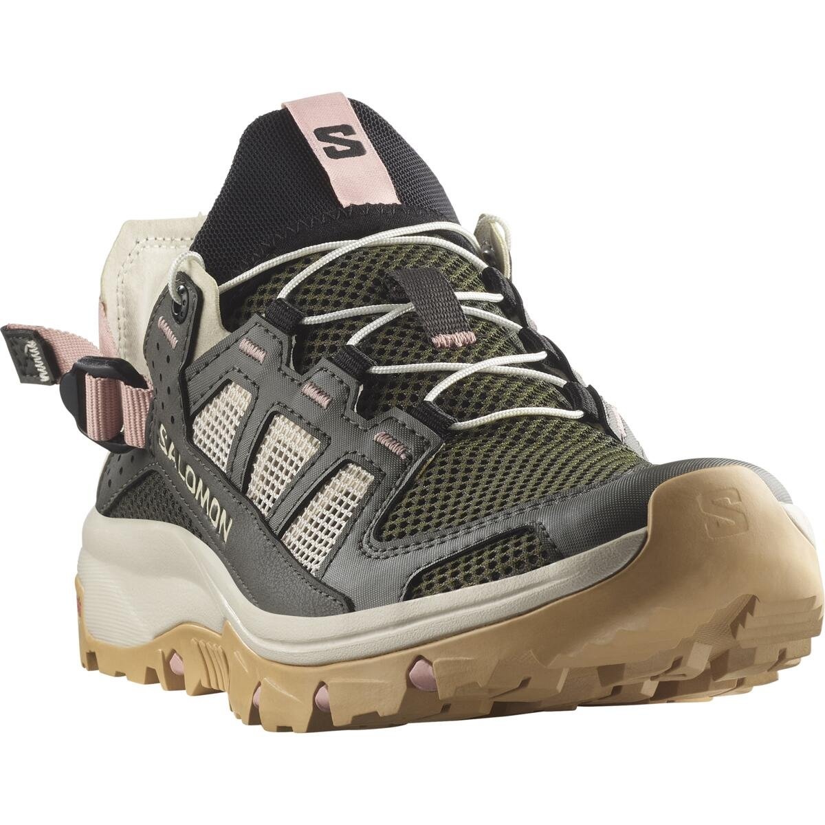 Salomon Techamphibian 5 Peat/Rainy Day/Hyma Pink, EU 40 ⅔ Dámske topánky