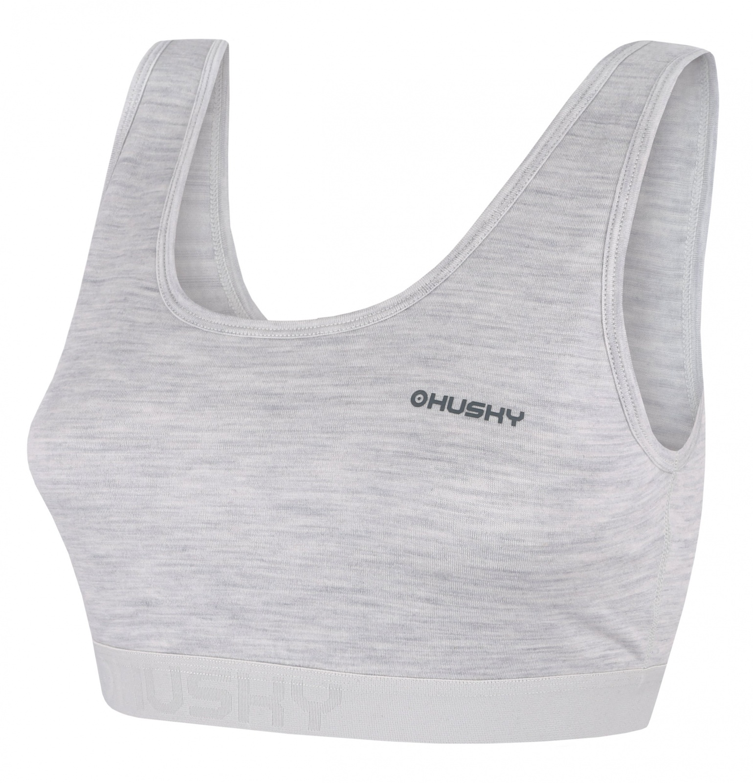 Husky Mebra L light grey, XL Merino termoprádlo podprsenka