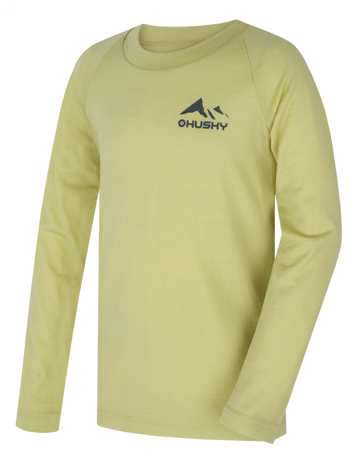 Husky Merbo K light green, 140 Detské merino termoprádlo
