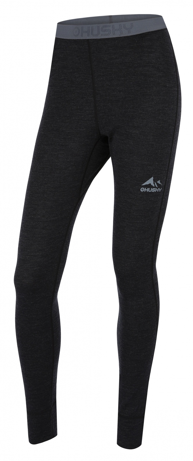 Husky Merea L black, XXL Merino termoprádlo nohavice