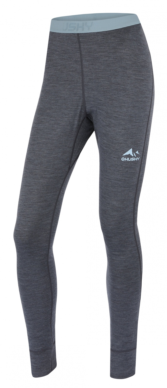 Husky Merea L dark grey, L Merino termoprádlo nohavice
