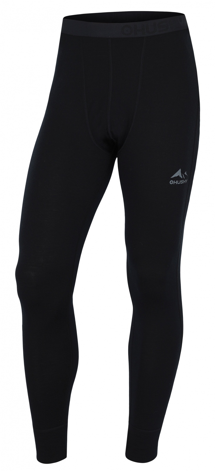 Husky Merea M black, M Merino termoprádlo nohavice