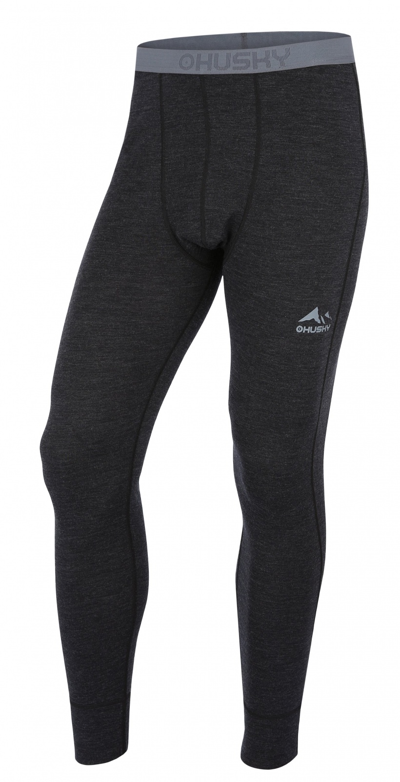 Husky Merea M black, M Merino termoprádlo nohavice