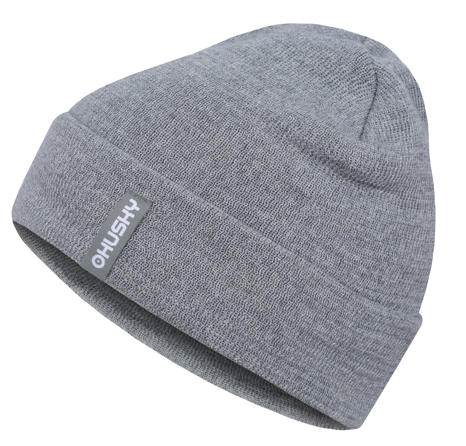 Husky Merhat 4 šedý melír, S-M Dámska merino čiapka