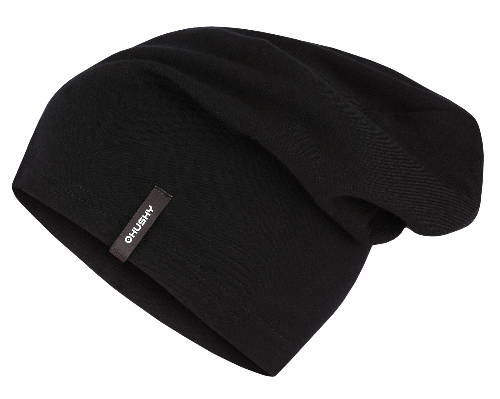 Husky Merhat black Merino čiapka