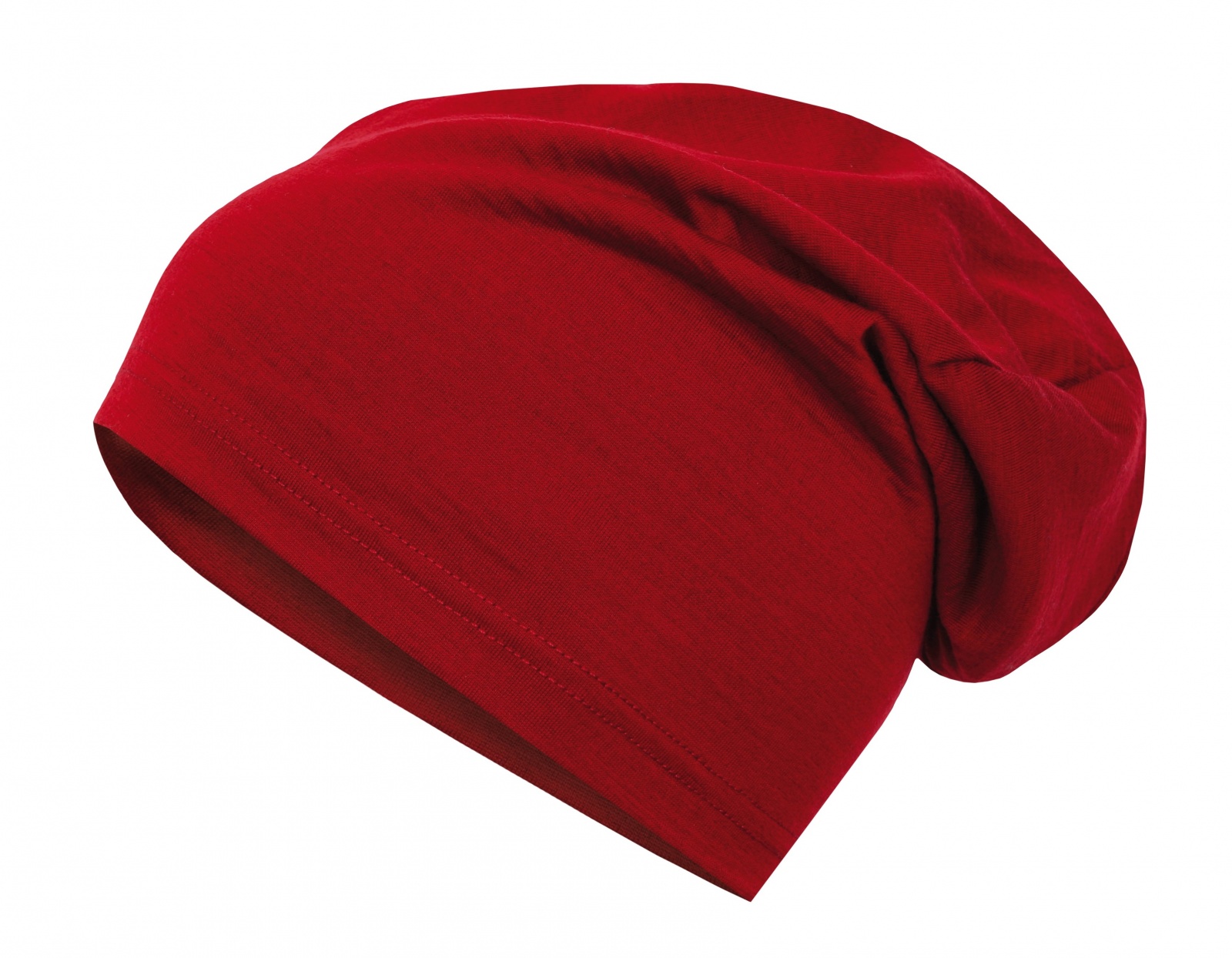 Husky Merhat červená Merino čiapka
