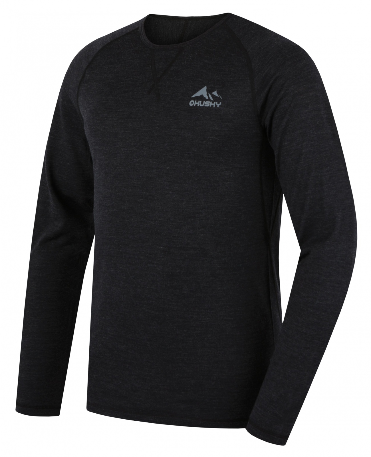 Husky Merow M black, XXXL Merino termoprádlo tričko