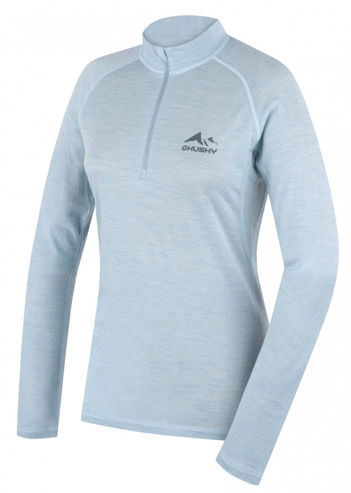 Husky Merow zips L faded mint, M Merino termoprádlo tričko