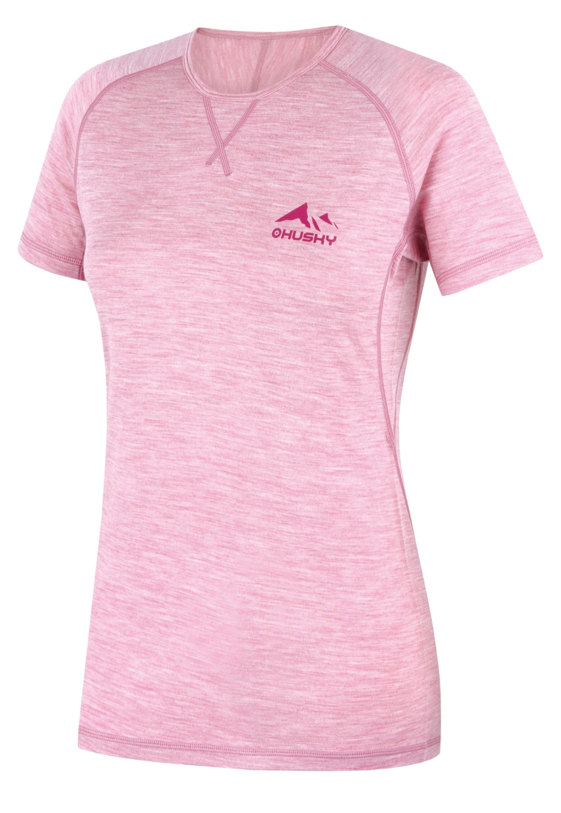 Husky  Mersa L faded pink, XL Merino termoprádlo tričko