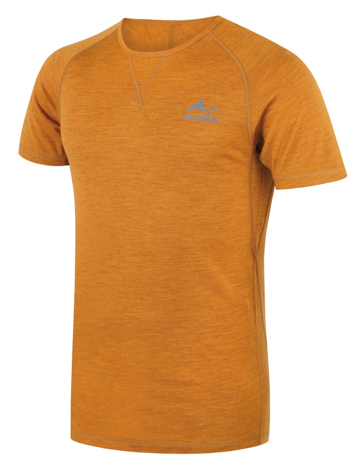 Husky Mersa M mustard, XXL Merino termoprádlo tričko