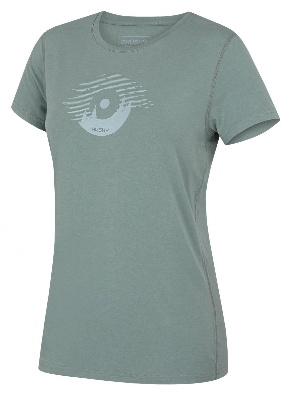 Husky Mertis L faded green, XL Dámske tričko