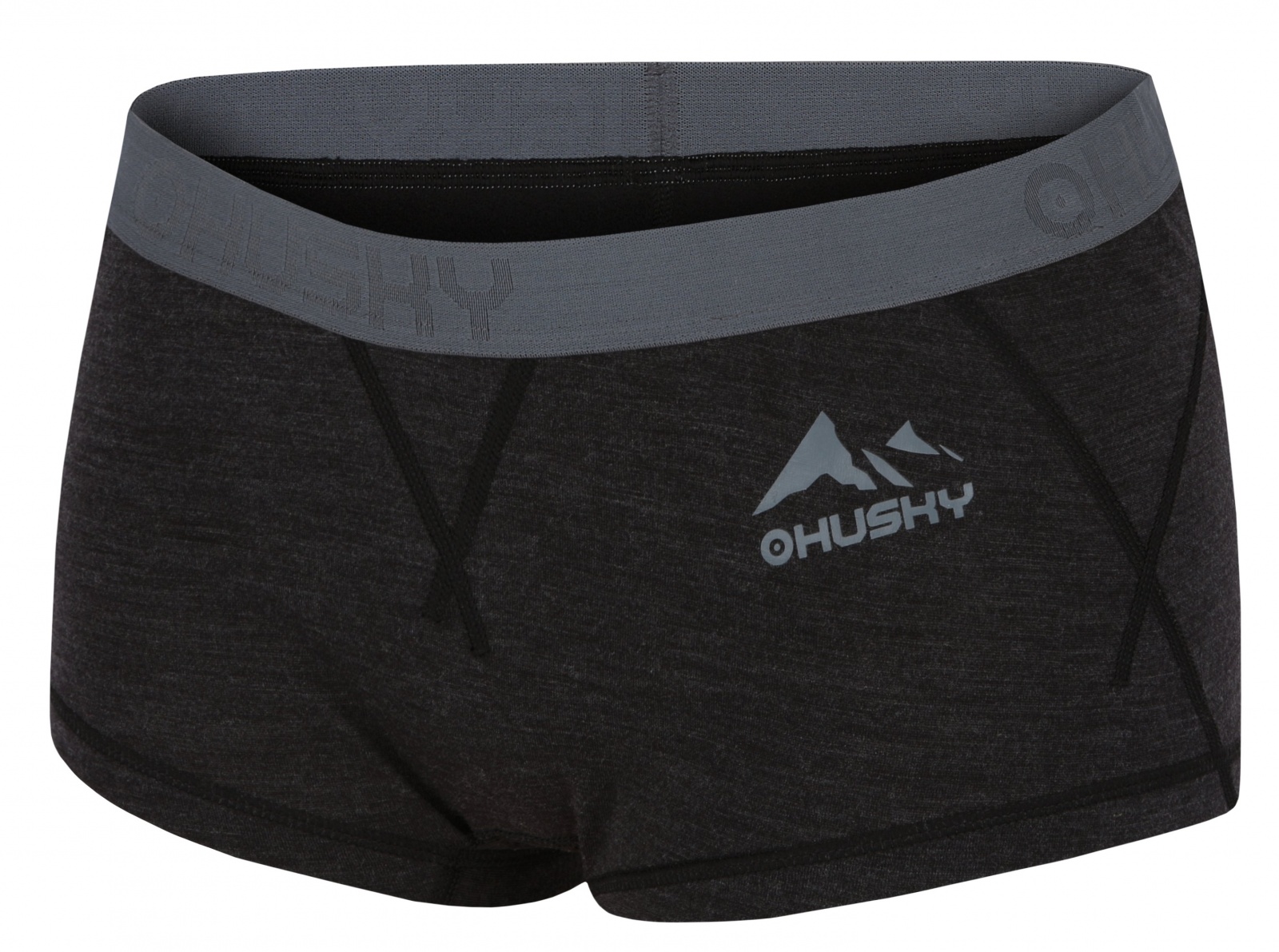 Husky Meties L black, XL Merino termoprádlo nohavičky