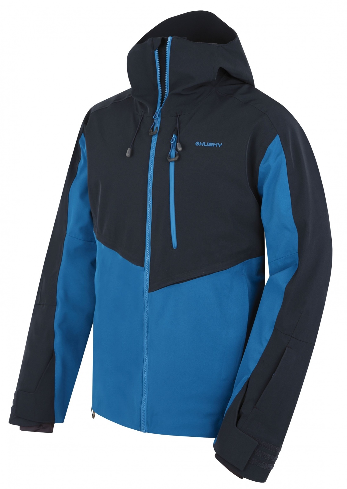 Husky Mistral M black blue/blue, S Pánska lyžiarska bunda