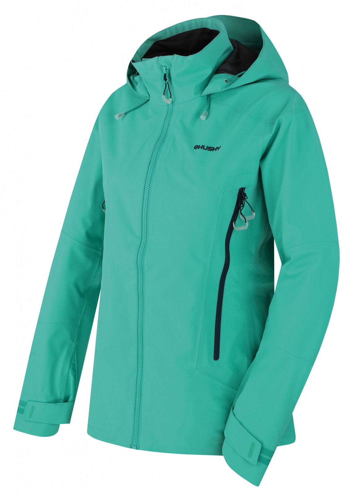 Husky Nakron L turquoise, L Dámska outdoorová bunda
