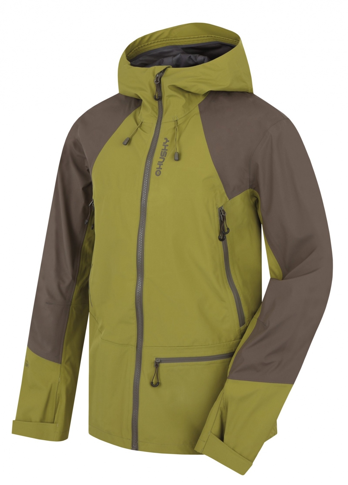 Husky Nanola M khaki/green, L Pánska hardshell bunda