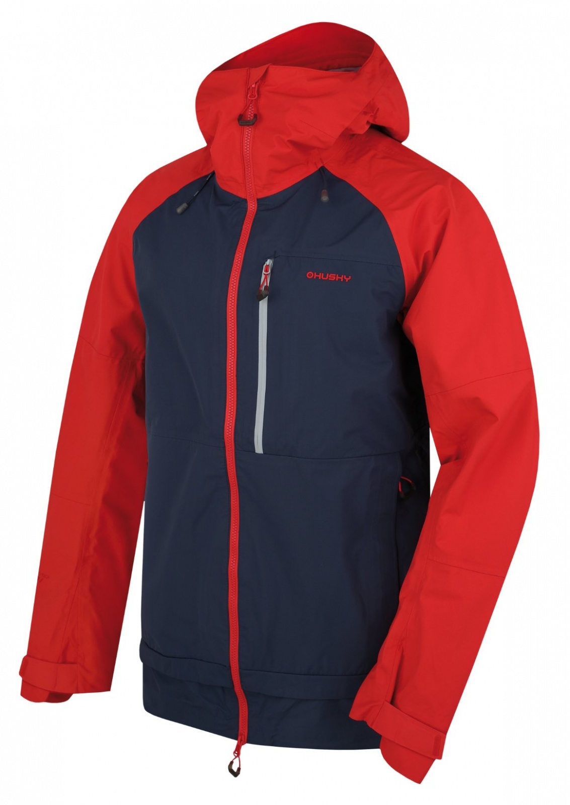 Husky Nanook M red/dk. blue, XXL Pánska hardshellová bunda