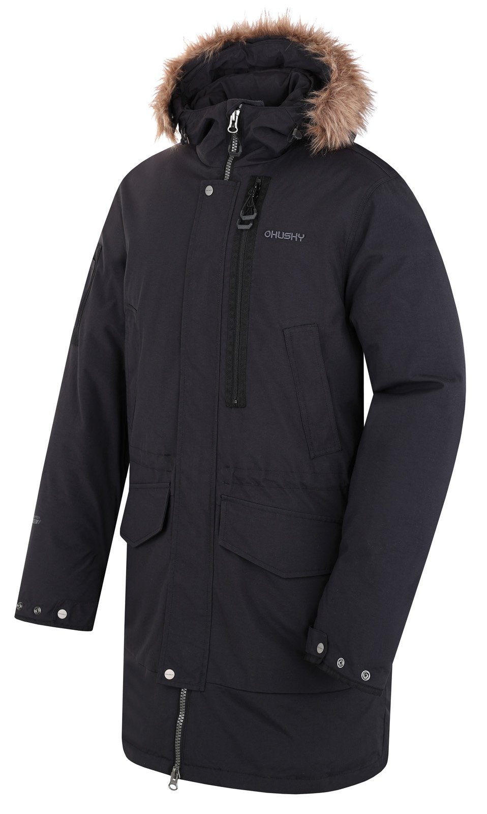 Husky Nelidas M black, XL Pánsky zimný kabát