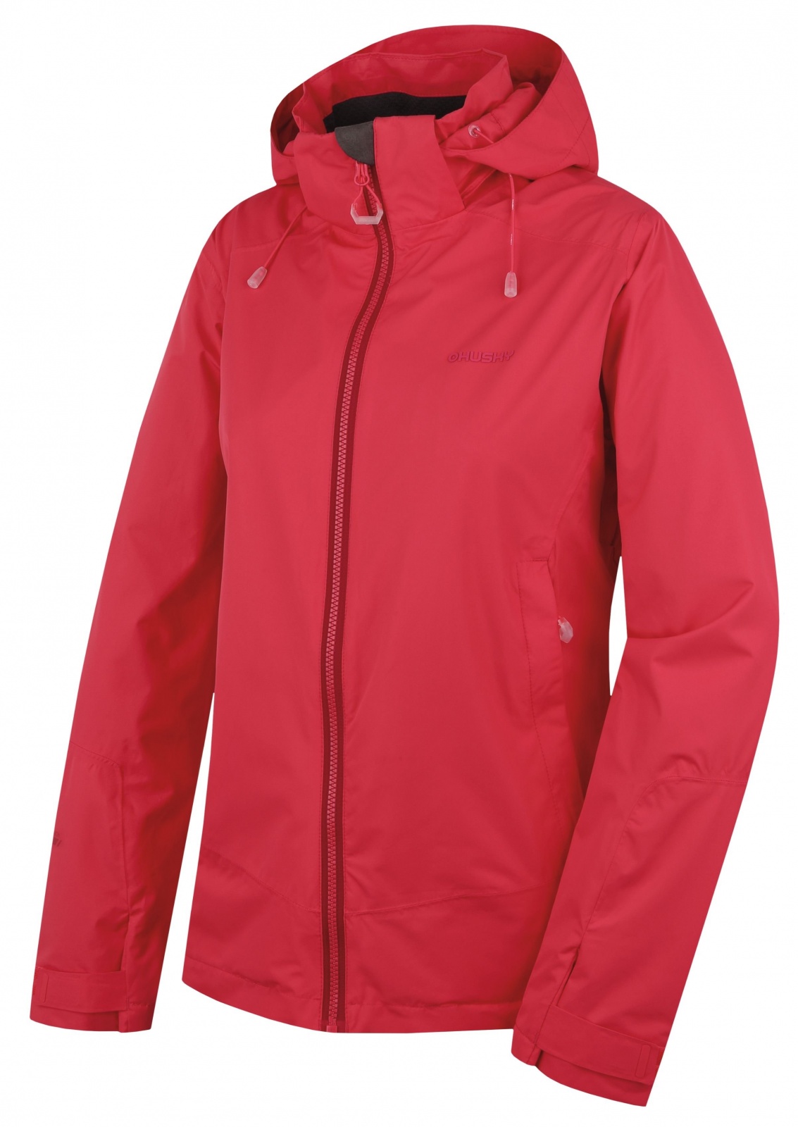 Husky Nelory L pink, XL Dámska hardshell bunda